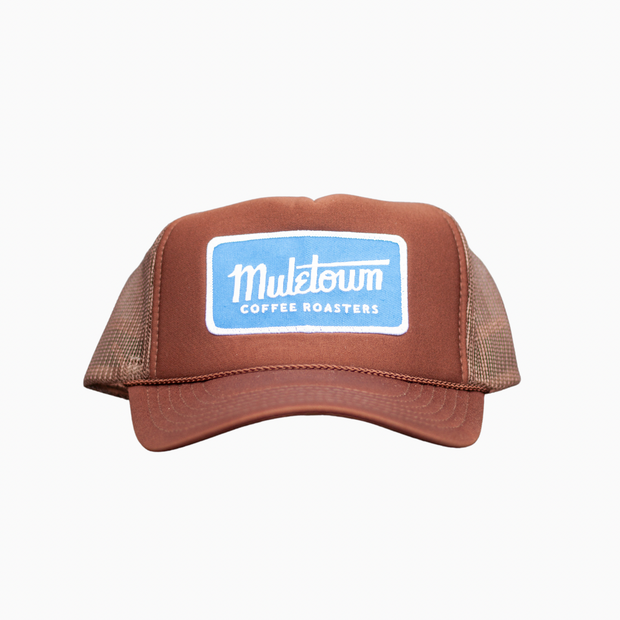 Brown Eyes Blue Trucker Hat